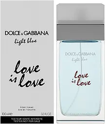 Туалетна вода Dolce & Gabbana Light Blue Love Is Love Тестер 100 мл - мініатюра 2