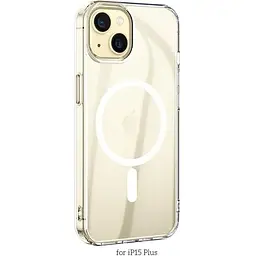 Чохол для iPhone15 Plus Hoco Magnetic series airbag anti-fall protective shell