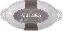 Форма для запікання Limited Edition Allegra Biege овальна кам'яна кераміка 34х16.5х6 см (GJH010-34-2-129) - мініатюра 2