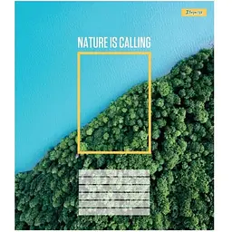 Зошит учнівський "Nature is calling" 1 Вересня 768046 96 аркушів Різнокольоровий