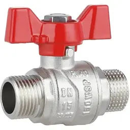 Кран кульовий Thermo Alliance Forte 1/2" ЗЗ прямий, PN40, метелик SF606W15