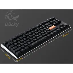Клавіатура Ducky One 3 TKL Cherry MX Silent Red RGB Black UA [DKON2187ST-SUAPXCLAWSC1] [126061] - мініатюра 7