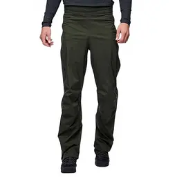 Штани Black Diamond M Stormline Stretch FL ZP Rain Pants M Зелений (1033-BD Z9LC3021MED1) - мініатюра 2