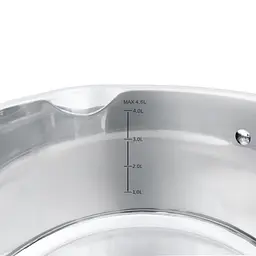 Каструля Krauff зі скляною кришкою 4.6 л 22 см (26-238-143) - мініатюра 6