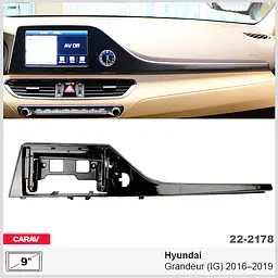 Перехідна рамка Hyundai Grandeur Carav 22-2178 - мініатюра 7