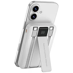 Портативний ЗП Power Bank WIWU Wi-P061 22.5W+PD20W з БЗП+iWatch with cable 10000 mAh White - мініатюра 8
