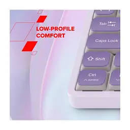 Клавіатура Canyon OnType 10 TKL Mechanical Silent Low-profile USB UA Violet (CNS-HKB10V) - мініатюра 7