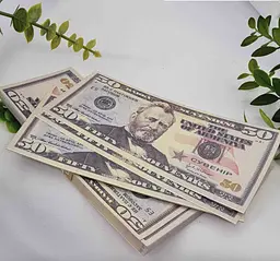 Сувенірні гроші 50 доларів, 80 купюр, 16830 - мініатюра 3
