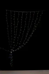 Twinkly Smart LED Гірлянда Twinkly Curtain RGBW 210, Gen II, IP44, 1.45м*2.1м, кабель прозорий - мініатюра 3
