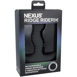 Масажер простати з вібрацією Nexus Ridge Rider Plus Black максимальний діаметр 3.7 см перезаряджається - мініатюра 2