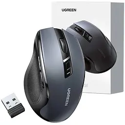 Бездротова безшумна миша Ugreen MU006 4000DPI Bluetooth та 2.4G 2 стандарту - мініатюра 3