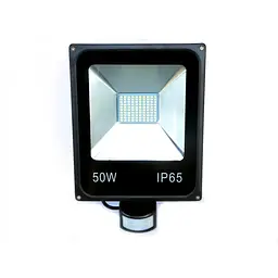 Прожектор Brille LED з датчиком руху IP65 HL-13P/50W NW