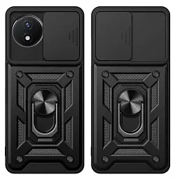 Панель BeCover Military для Vivo Y02/Y02A Black (710026) - мініатюра 3