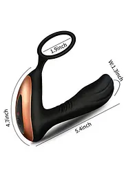 Масажер простати Massager with Ring USB Boss Series 22-00015 95808 - мініатюра 2