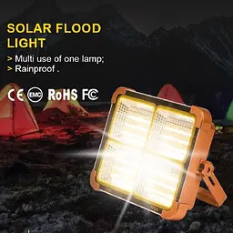Прожекторний ліхтар D8 12000 mAH на сонячній батареї Power Bank - мініатюра 6