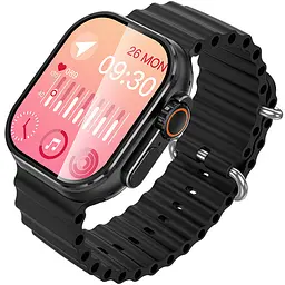 Смарт-годинник Hoco Smart Watch Y23 Ultra Smart sports watch (call version) Black - мініатюра 2