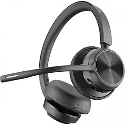 Навушники Plantronics гарнітура бездротова з док-станцією Poly Voyager 4320 UC Charge Stand (218476-01) - мініатюра 2