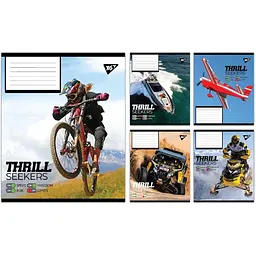Зошит учнівський "Thrill Seekers" Yes 767788 48 аркушів Різнокольоровий 1 шт. в асортименті