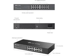 Комутатор TP-LINK Omada ES216G - мініатюра 6