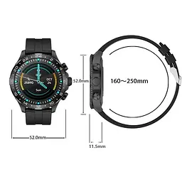 Смарт-годинник Lige S600 2 ремінці Black (2c01e524) - мініатюра 7