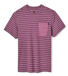 Футболка чоловіча Rab Rivelin Stripe Tee M Білий-Фіолетовий
