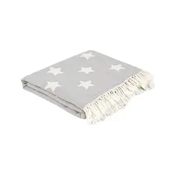 Плед Lotus Home - Star throw сірий 130x170