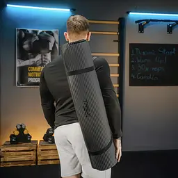 Коврик для йоги Trex Sport TX-019NGM NBR 1см 190х80 чорний - мініатюра 12