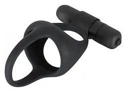 Ерекційне кільце Black Velvets Cock & Ball Ring із вібрацією, створене для двох You2Toys 42-05859550000 87308 - мініатюра 5