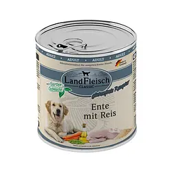 Консерви для собак LandFleisch Adult Dog mit Ente und Reis (качка, рис) 800 г