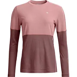 Термофутболка жіноча Ortovox 185 Rock'N'Wool Long Sleeve Women S Темно-рожевий