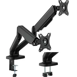 Настільне кріплення HiSmart для двох моніторів 17"-32"