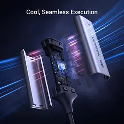 Перехідник USB 3.0 Type-C --> Ethernet RJ45 2.5Gb CM648 Ugreen чорний - мініатюра 6