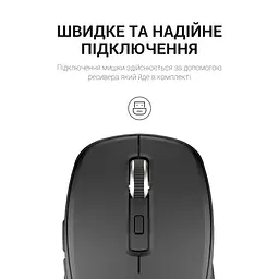 Миша бездротова OfficePro M267B Чорний - мініатюра 8