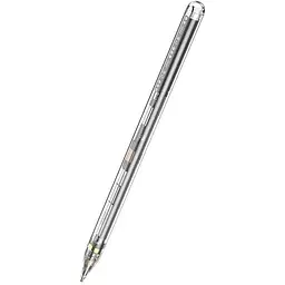 Стилус Hoco GM110 Transparent Explore Series Active Pad White (6942007616744) [105245] - мініатюра 2