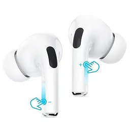 Бездротові навушники Hoco EW49 TWS Bluetooth 5.3 з мікрофоном, бездротовою зарядкою, вакуумні, білі - мініатюра 5