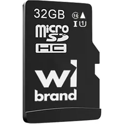 Карта пам'яті Wibrand microSDHC 32GB Class 10 UHS-I (WICDHU1/32GB) [166588]