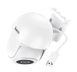 Зовнішня камера відеоспостереження Hoco D2 PTZ HD camera 3мп IP65 FHD (Біла) - мініатюра 2