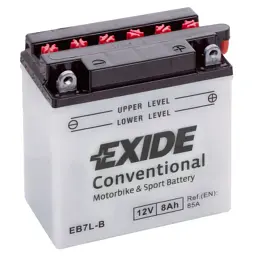 Акумулятор автомобільний EXIDE CONVENTIONAL 8Ah Ев (-/+) (85EN) (EB7L-B)