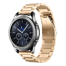 Ремінець Universal Stainless Steel 20 mm Samsung/Amazfit/Huawei Retro Gold (34697_3342396)