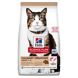 Сухий корм Hill's SP Adult Culinary Creations для дорослих котів, із лососем та морквою, 10 кг