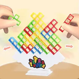 Настільна інтерактивна гра Ummi ME-008 Tetris tower game Colorful - мініатюра 3