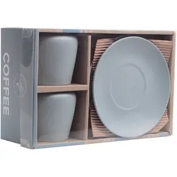 Набір чашок Limited Edition Coffee 2 персони 240 мл сірий (RX-N24704) - мініатюра 6