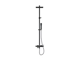 Душова система Corsan Ango black mat з виливом CMN030MBL, Чорний матовий - мініатюра 6