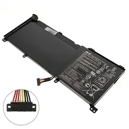 Батарея для ноутбука Asus C41N1416 (Zenbook Pro UX501VW, UX501JW, G501JW) 15.2V 3800 mAh 60Wh Black - мініатюра 2