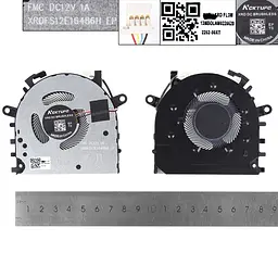 Вентилятор для Lenovo Ideapad 5 Pro 16ACH6 16IHU6 Yoga Slim 7 Pro 16ARH7, (12V GPU fan, HC) - мініатюра 3