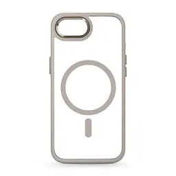 Чехол Apple iPhone 16e/17e, Unit MagSafe, серый, прозрачный, MagSafe, противоударный, магнитный, панель-накладка с поддержкой MagSafe, с поддержкой беспроводной зарядки, TPU+PC, защита всего корпуса, ударопрочный, ArmorStandart (ARM83876)
