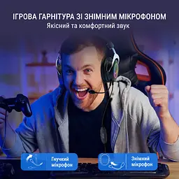 Навушники Fifine RGB чорні (H3) - мініатюра 18