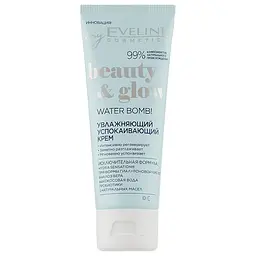 Уцінка. Крем для обличчя Eveline Cosmetics Beauty & Glow Water Bomb! Moisturizing & Nourishing Face Cream 75 мл (A75BGN) - мініатюра 2