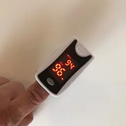 Пульсоксиметр на палець Pulse Oximeter 202C Grey