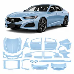Антигравійна захисна бронеплівка за лекалами для Acura TLX II 2021 - повний кузов